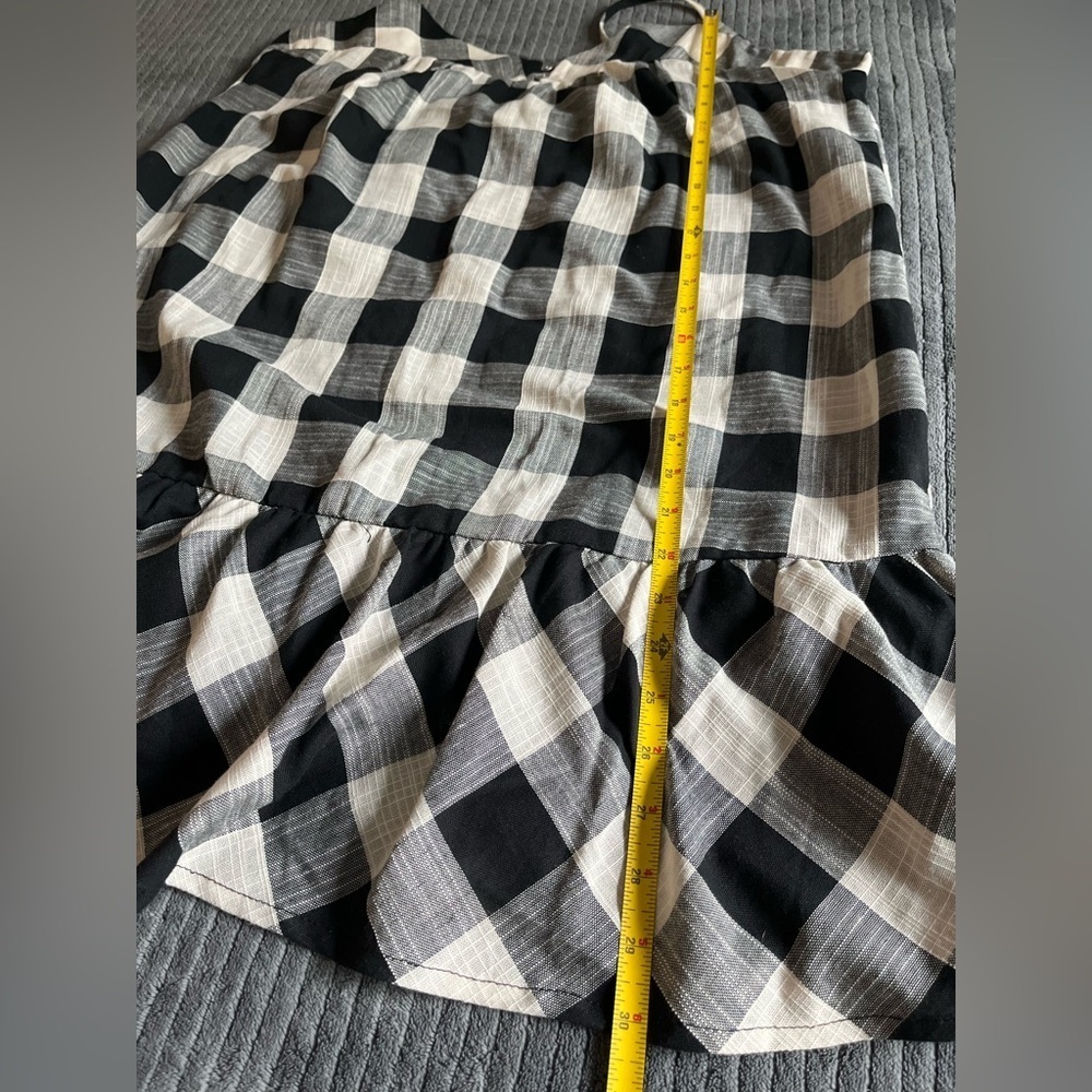 True Craft Black and White Plaid Dress | Size XL | NEW - Picture 6 of 6